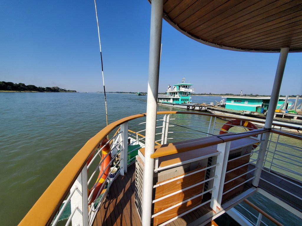  journey from Mandalay to Bagan on the River Cruise down the Irrawaddy River in Myanmar